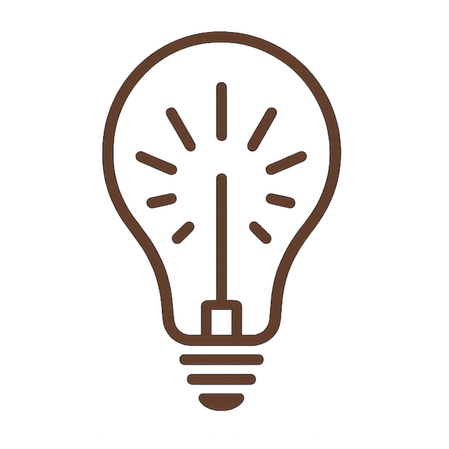 Lightbulb representing insight and reflection -Lucy Cicero, Mending The Fray